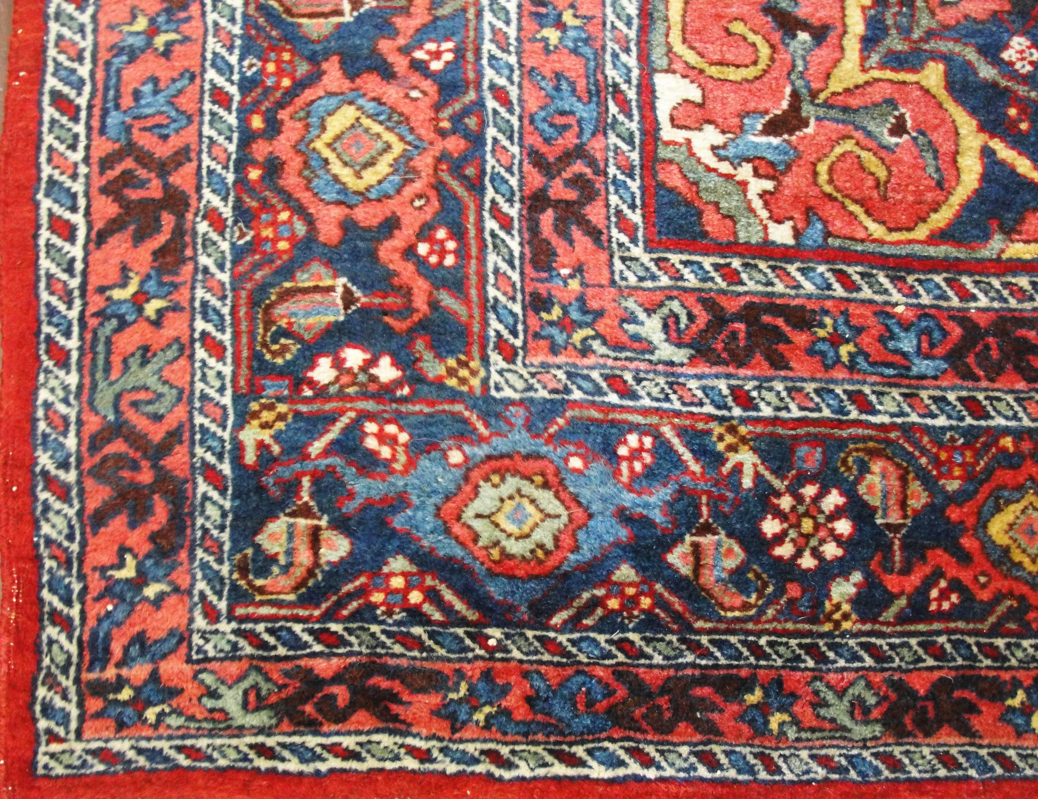 Amazing Persian Bijar Rug In Excellent Condition For Sale In Evanston, IL