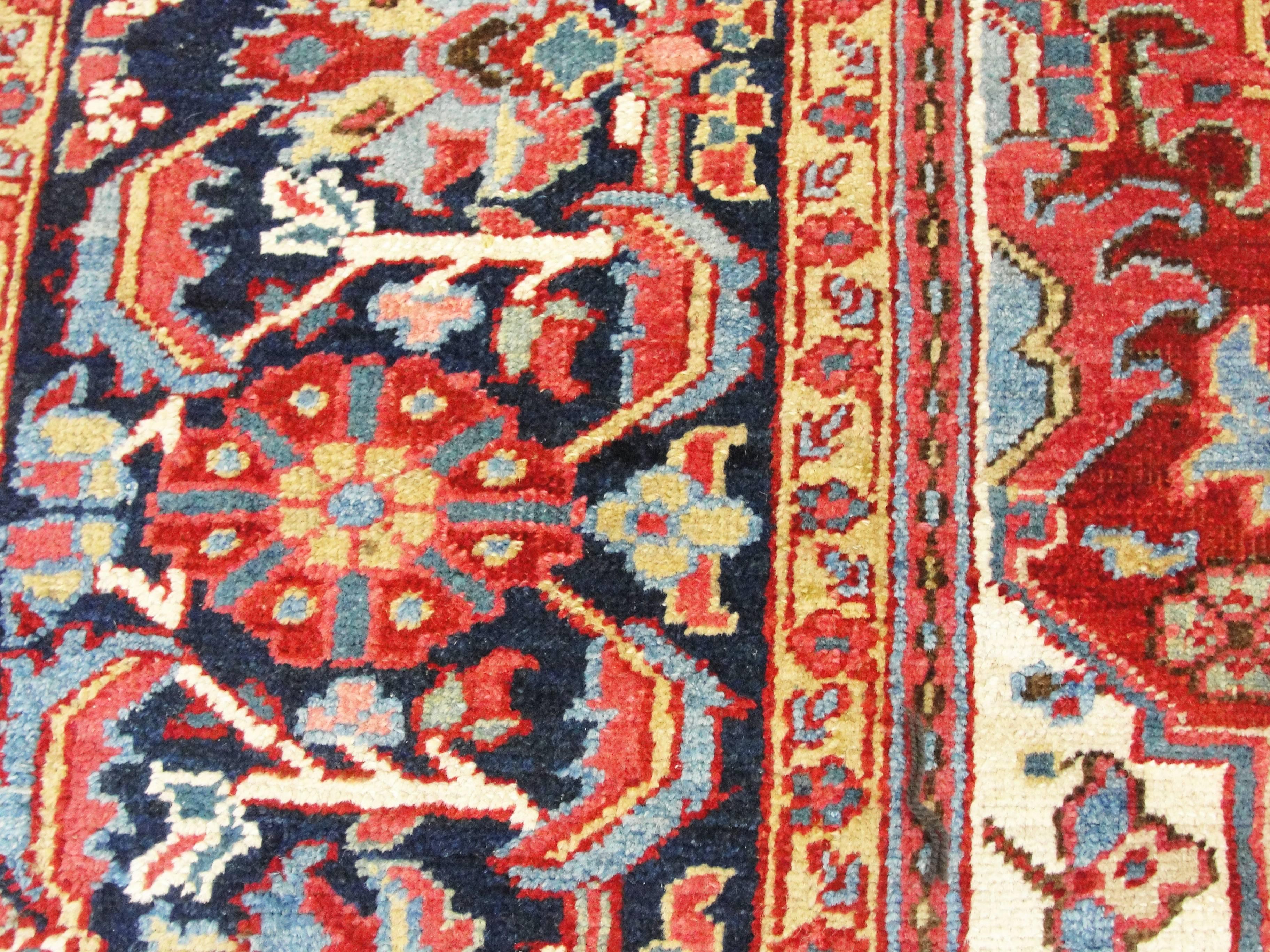 Heriz Serapi Amazing Antique Heriz Carpet