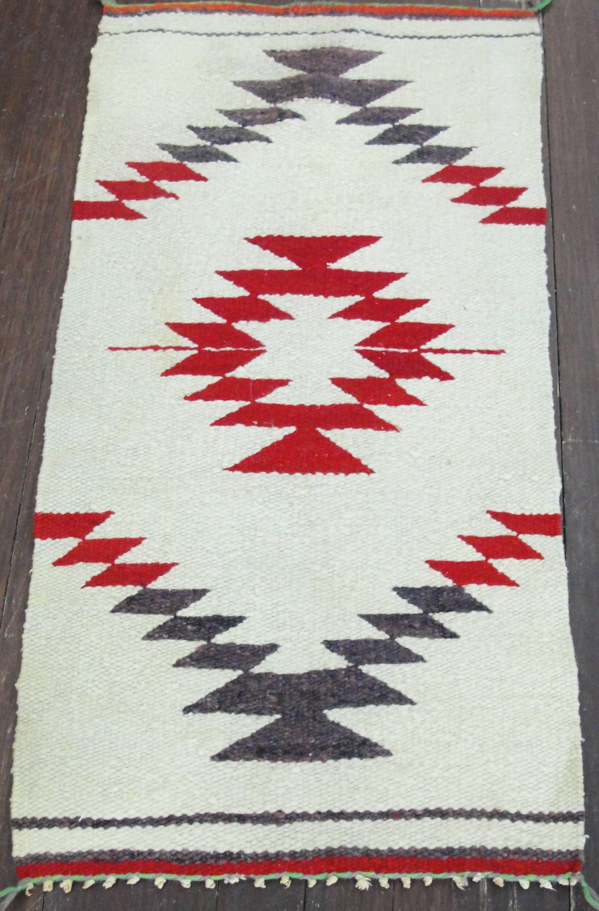 20th Century Amazing Antique Navajo Saddle Rug