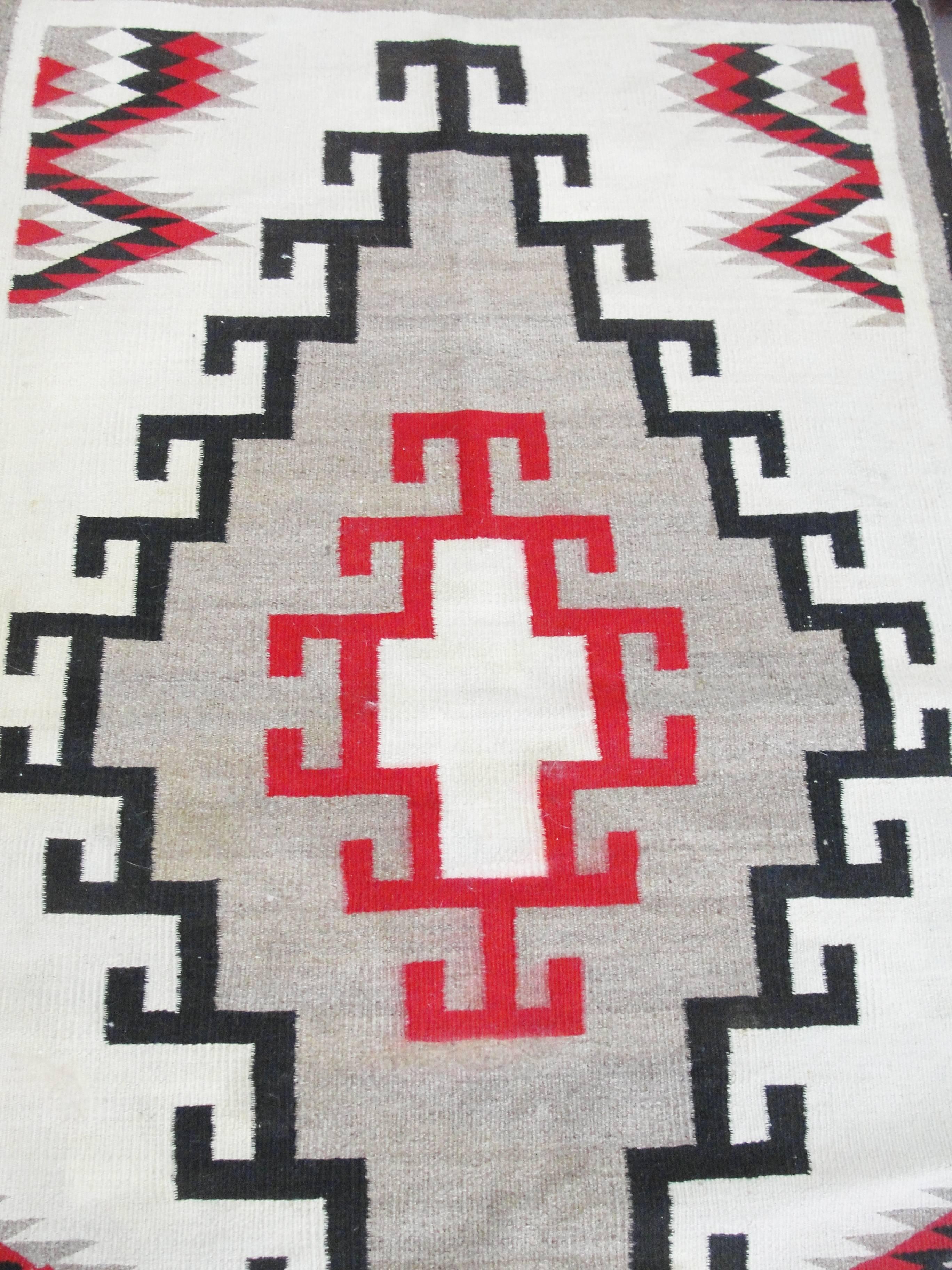 20th Century Incredible Antique Navajo Rug