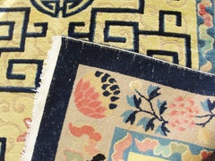 Antique Art Deco Chinese Runner Or Gallery Size Carpet, 5'2" x 17'10"