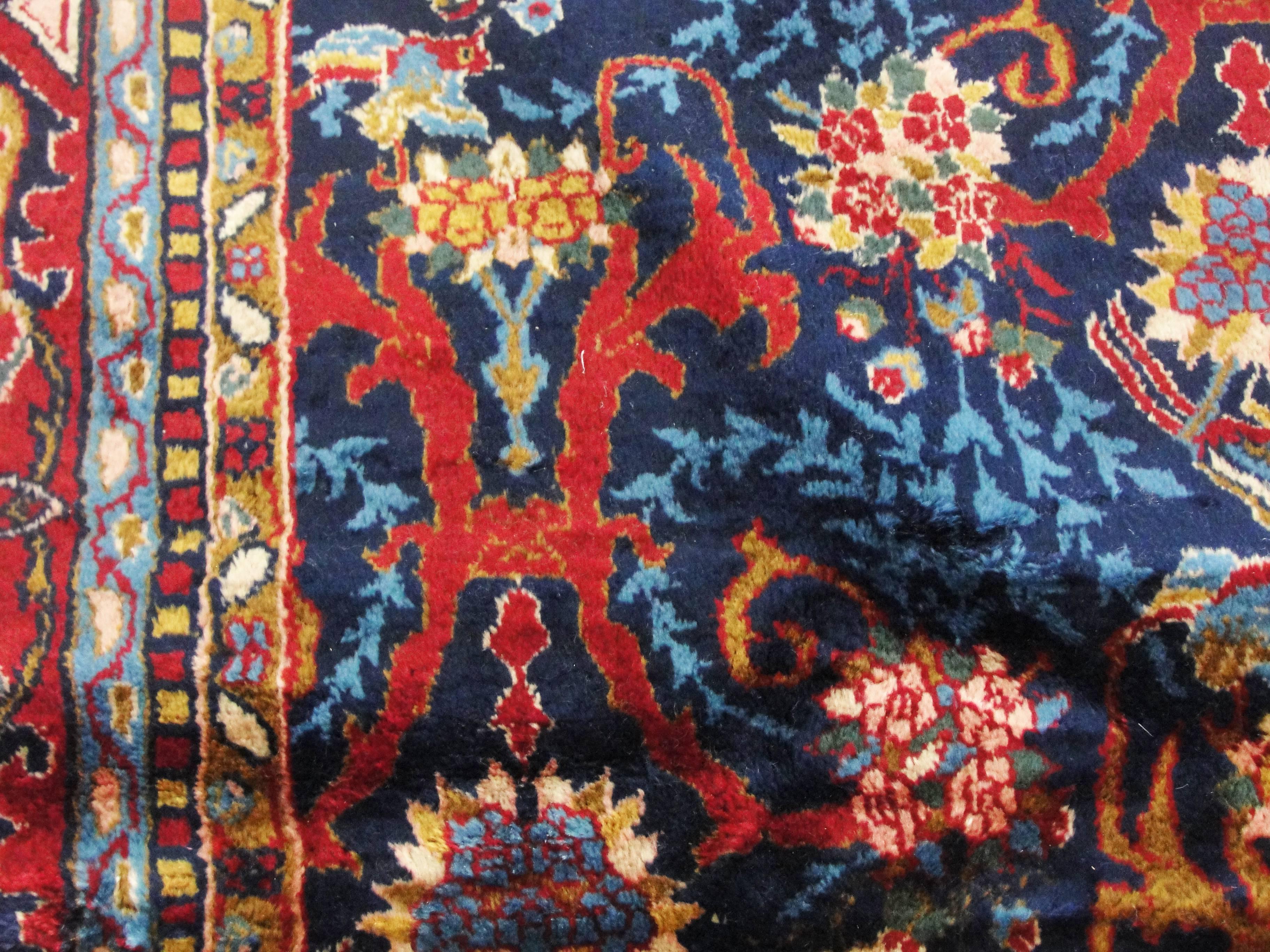 20th Century Agra Gallery Size Carpet, Birds of Love, 6'11