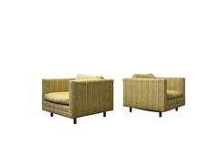 Harvey Probber Cube Lounge Chairs