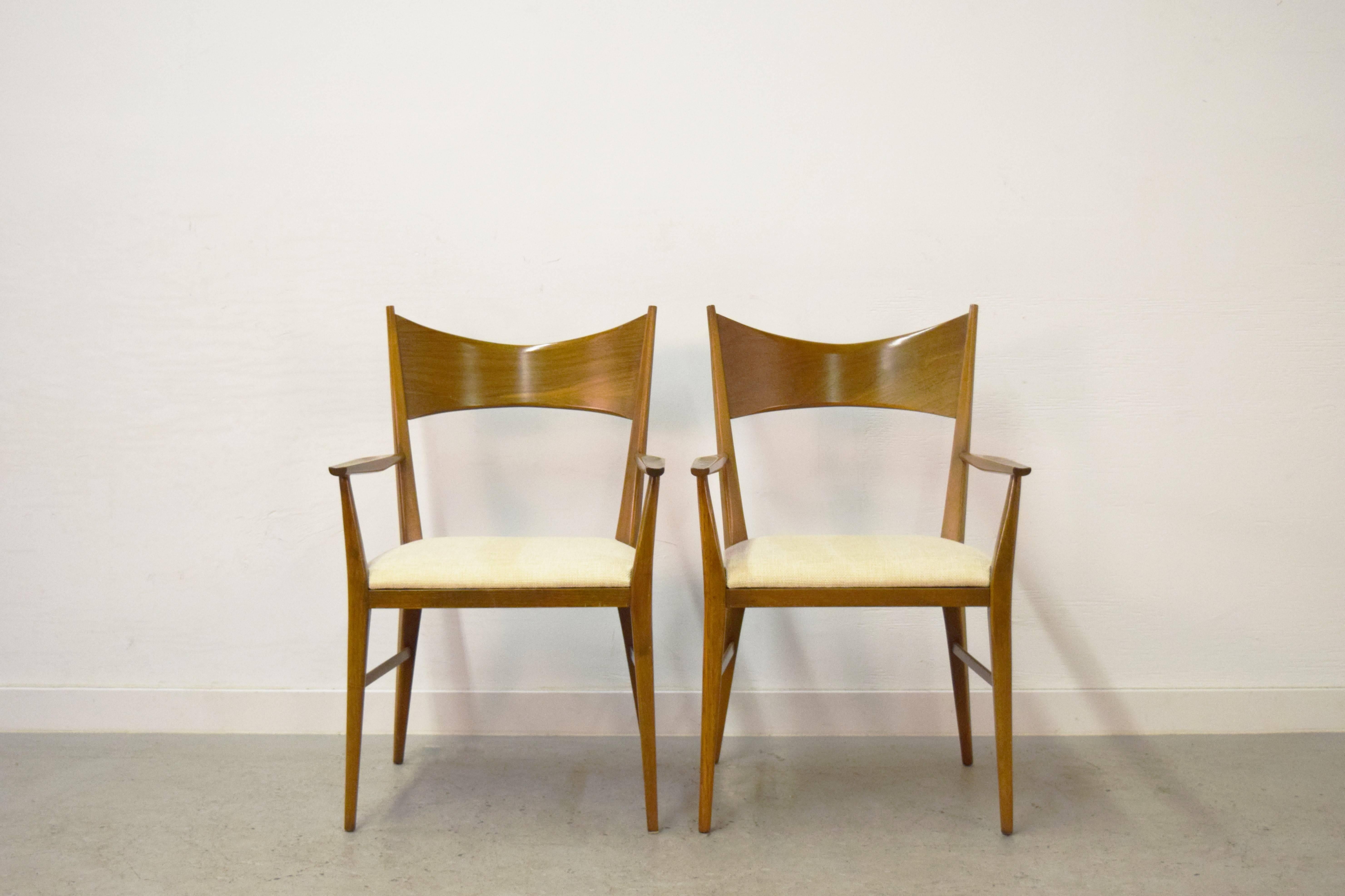 Mid-Century Modern Set of Eight Paul McCobb Dining Chairs for Calvin Furniture