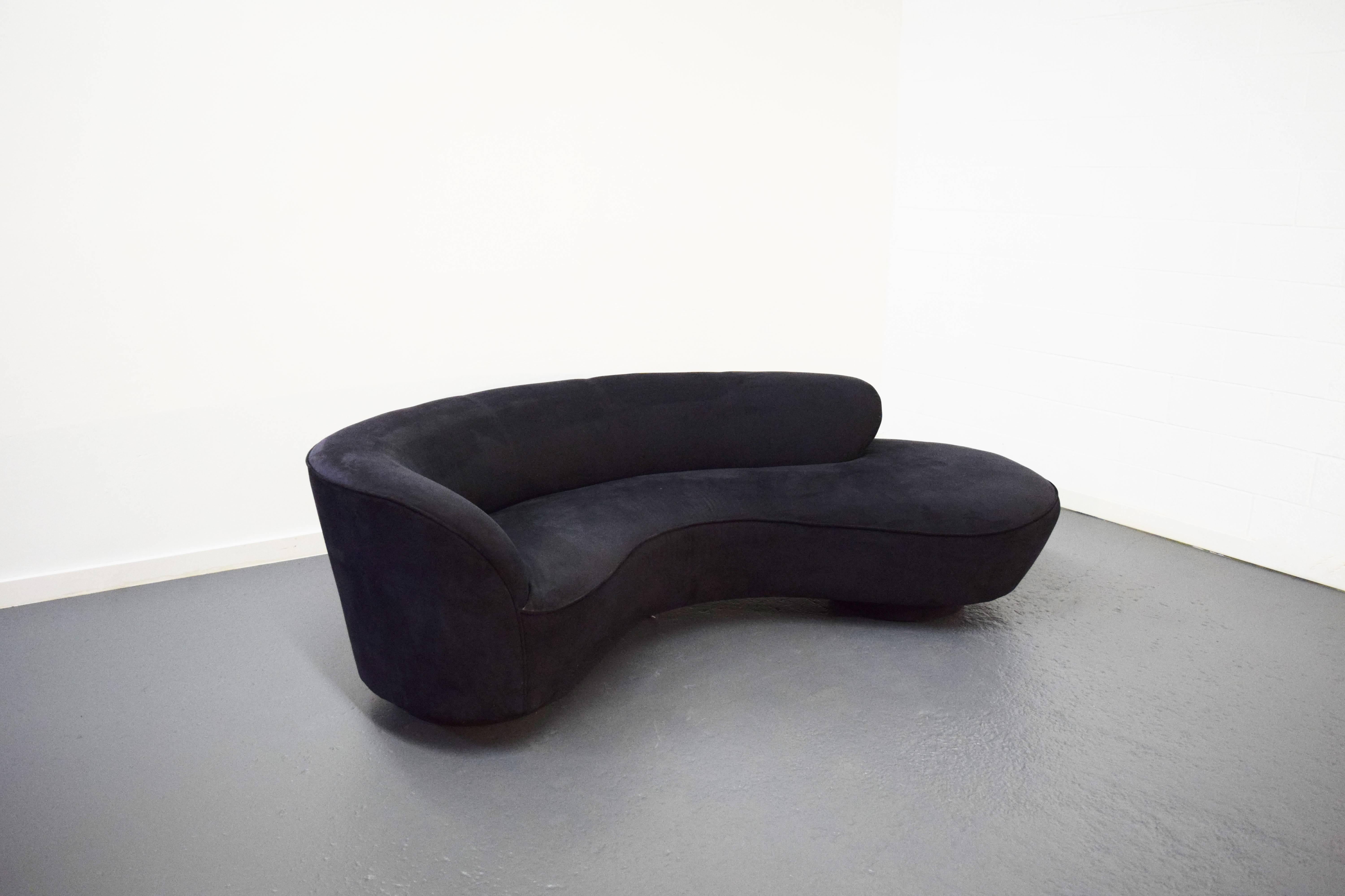 Mid-Century Modern Vladimir Kagan Serpentine Sofa for Directional