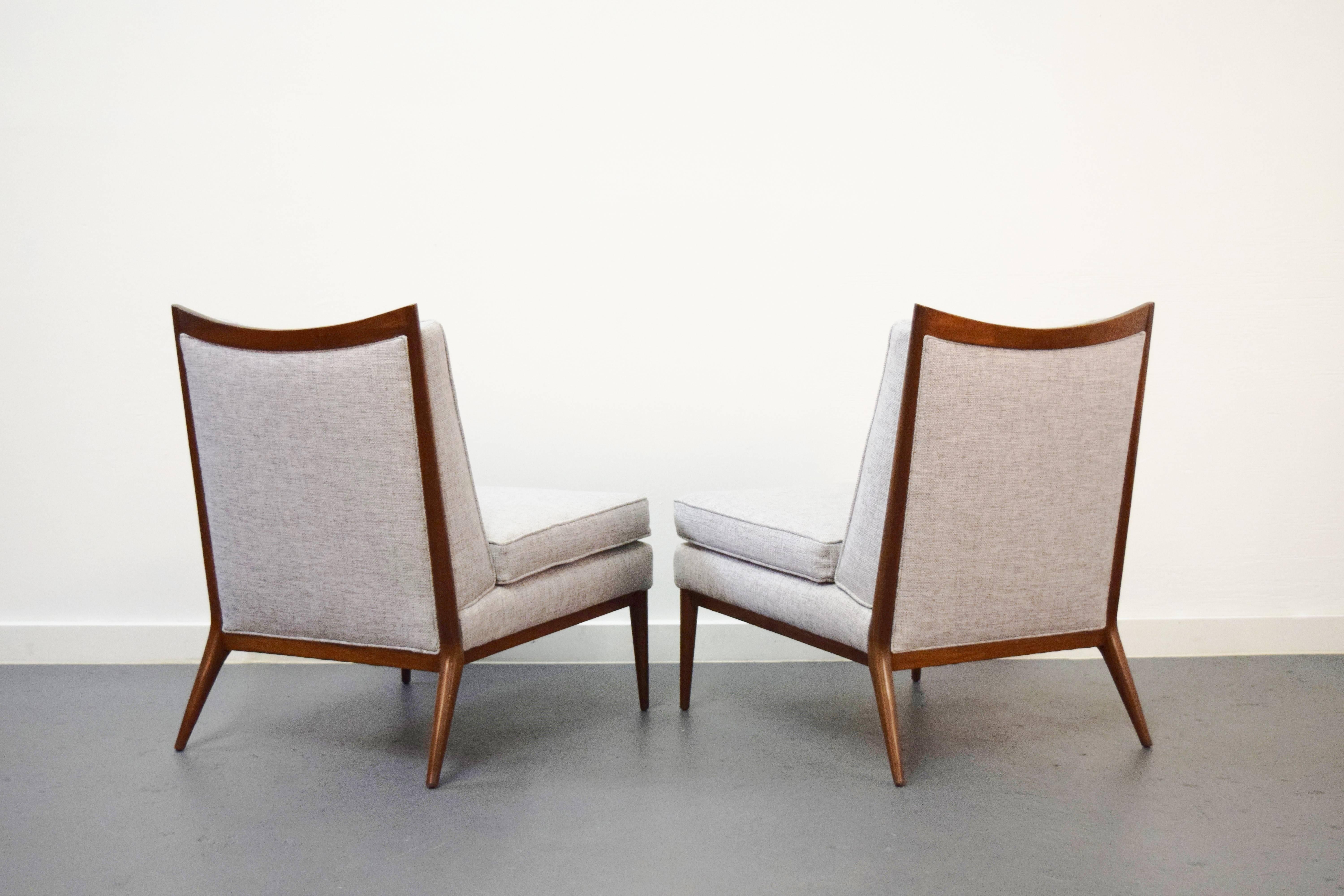 20th Century Pair of Paul McCobb Slipper Lounge Chairs