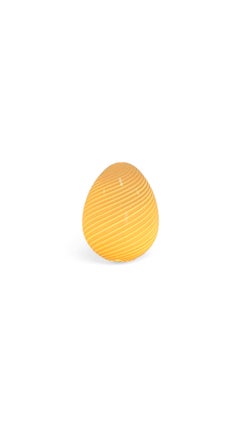 Vetri Swirl Murano Glass Egg Lamp