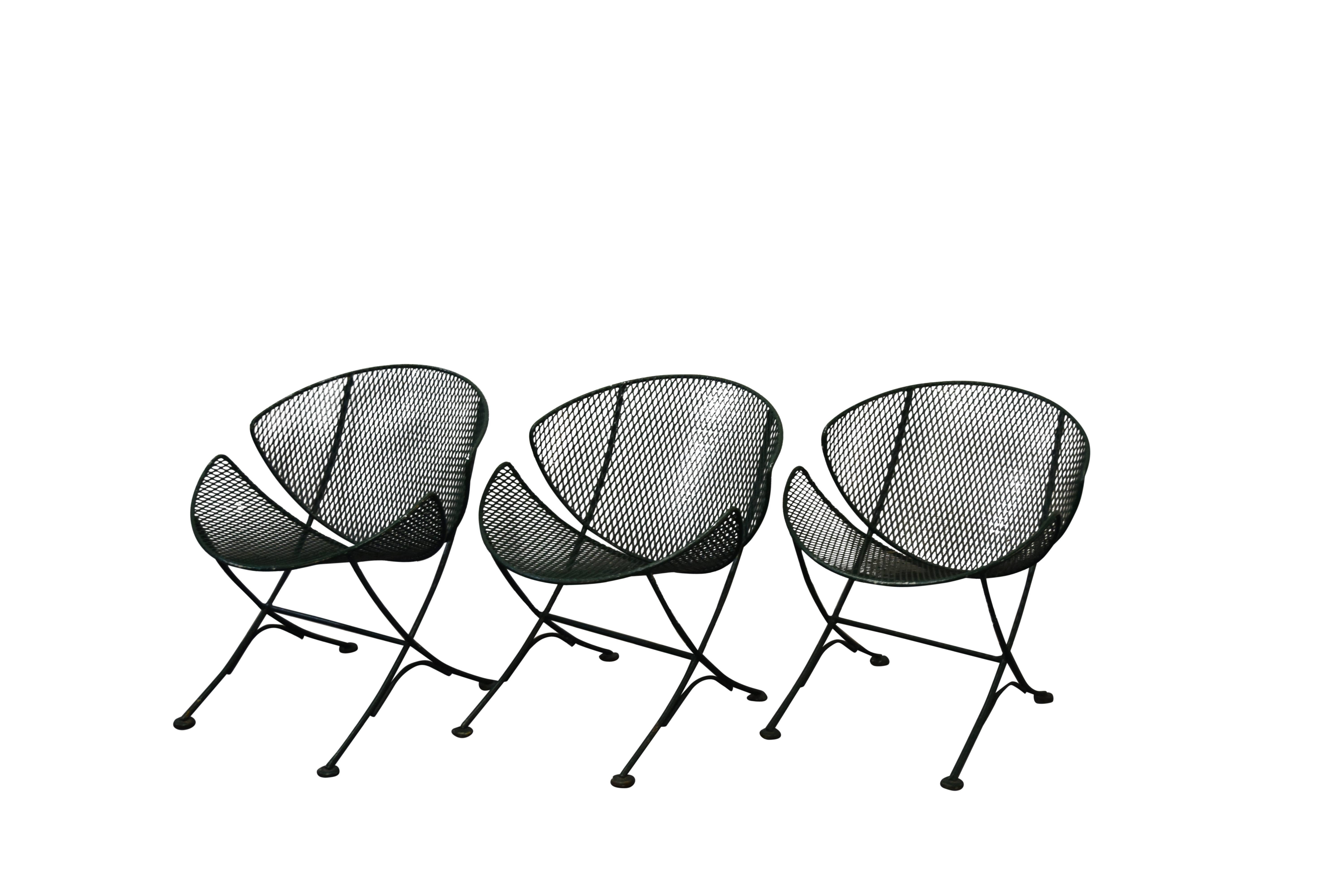 Mid-Century Modern Set of Six Maurizio Tempestini for Salterini Clamshell Chairs