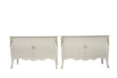 Pair of Signed Enrique Garcel Tessellated Bone Chests