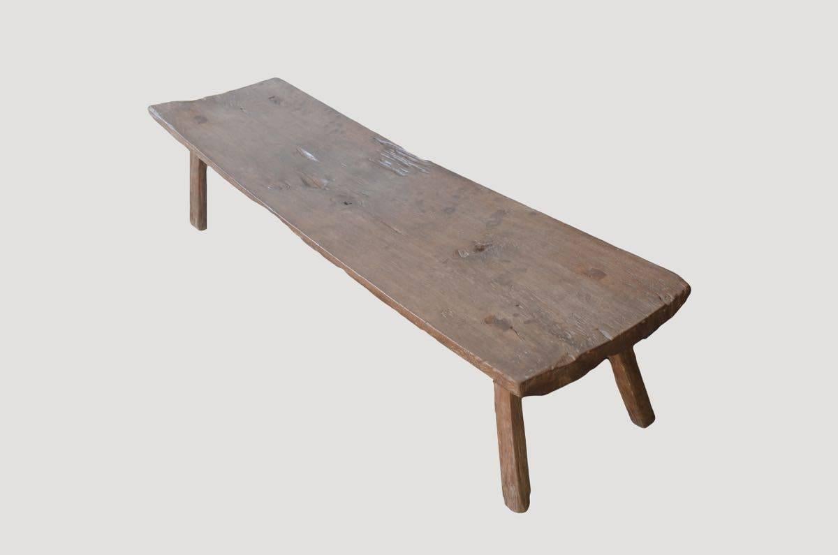 antique primitive bench