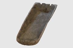 Shell Inlay Teak Wood Antique Vessel