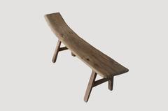 Wabi-Sabi Teak Wood Bench