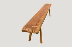 Wabi-Sabi Teak Wood Bench