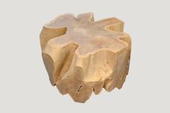 Organic Teak Wood Coffee Table or Side Table