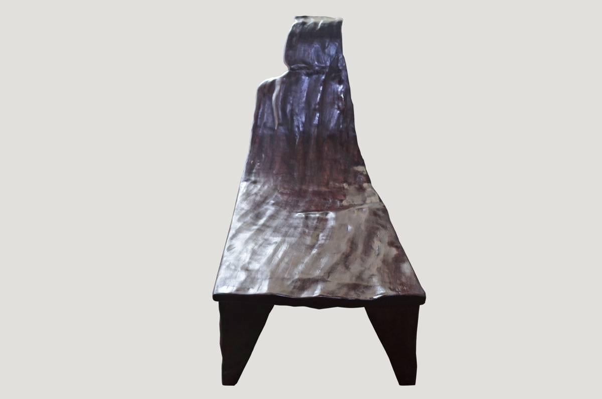 Organic Modern Andrianna Shamaris Banyan Wood Chaise