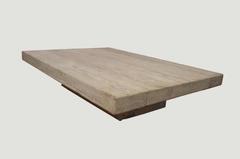 Andrianna Shamaris Signature St. Barts Teak Wood Coffee Table