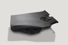 Andrianna Shamaris Charred Teak Wood Coffee Table