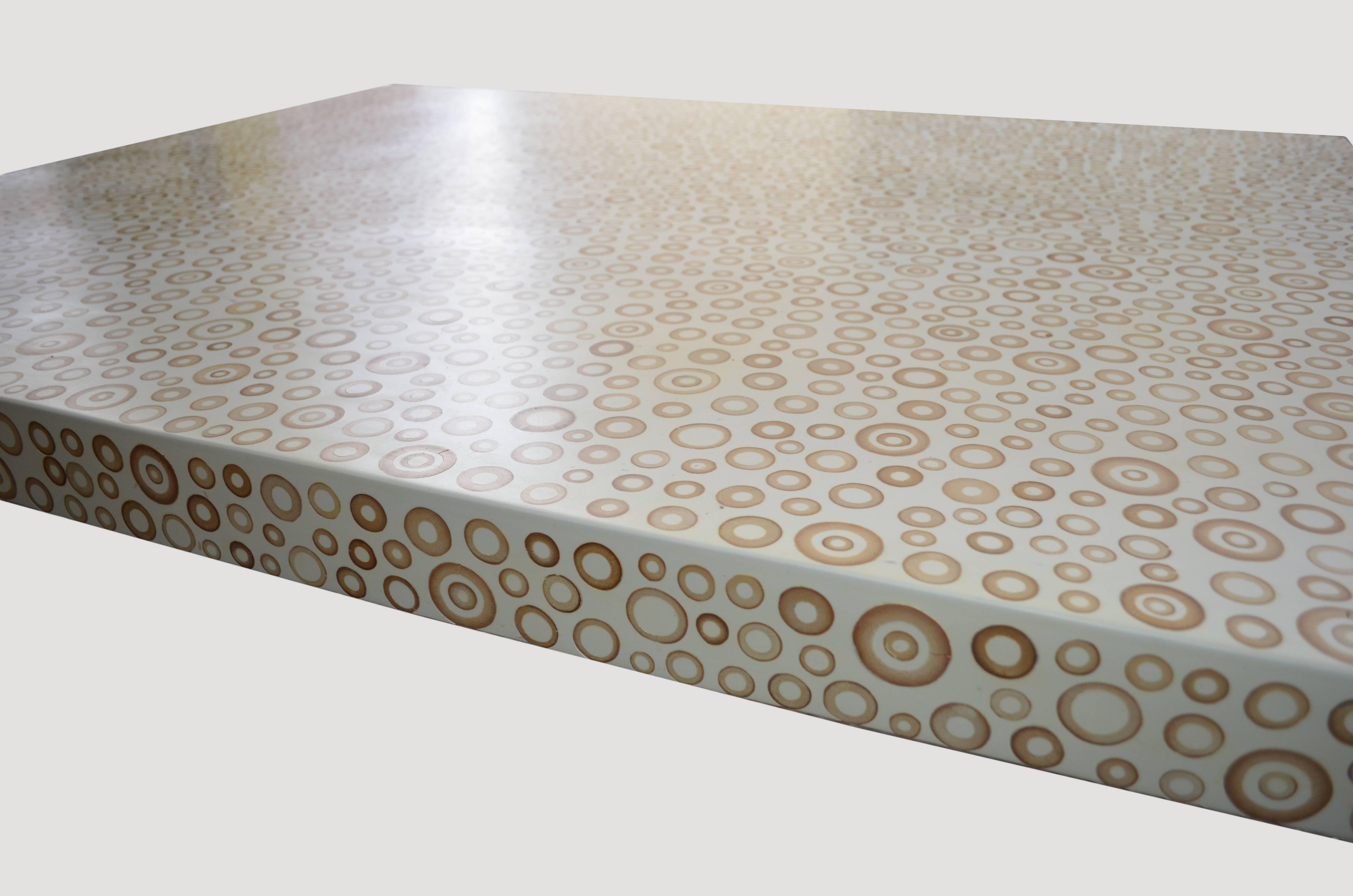 bamboo resin table