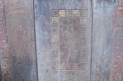 Ancient Hand-Carved Panel From Flores