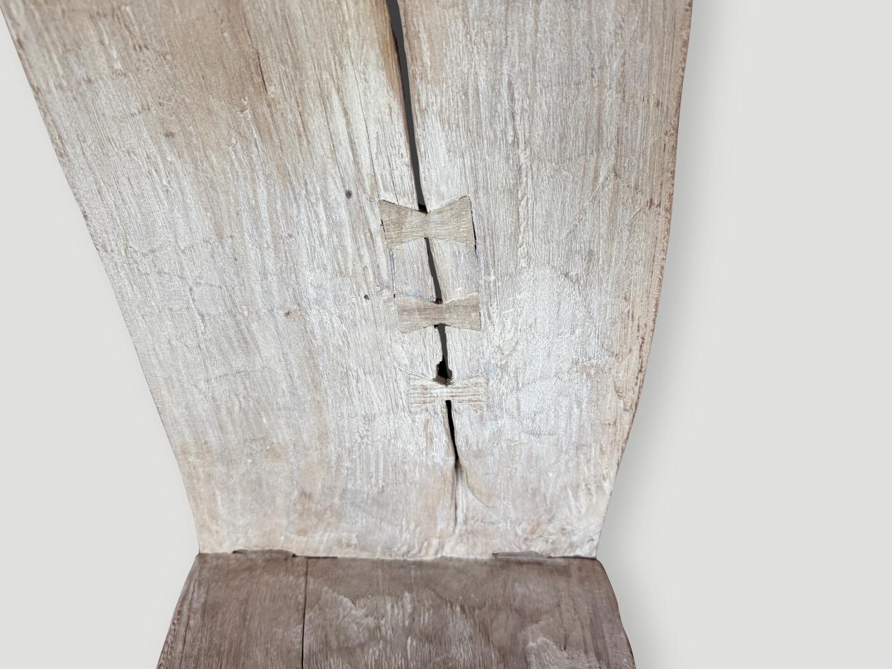 Andrianna Shamaris Sedia in legno di teak organico St. Barts In condizioni ottime in vendita a New York, NY