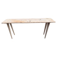 Andrianna Shamaris St. Barts Teak Wood Console Table