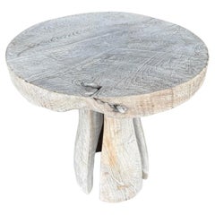 Andrianna Shamaris St. Barts Teak Wood Side Table