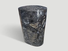 Andrianna Shamaris Crystalized Ancient Petrified Wood Side Table