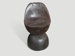 Andrianna Shamaris Sculptural Hand Carved Modern Organic Chair
