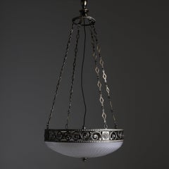 Antique Monumental F. & C. Osler 20 Inch Plafonnier.