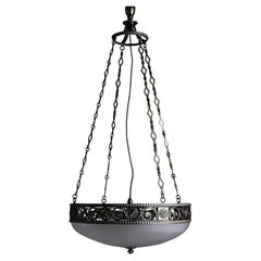 Antique Monumental F. & C. Osler 20 Inch Plafonnier.