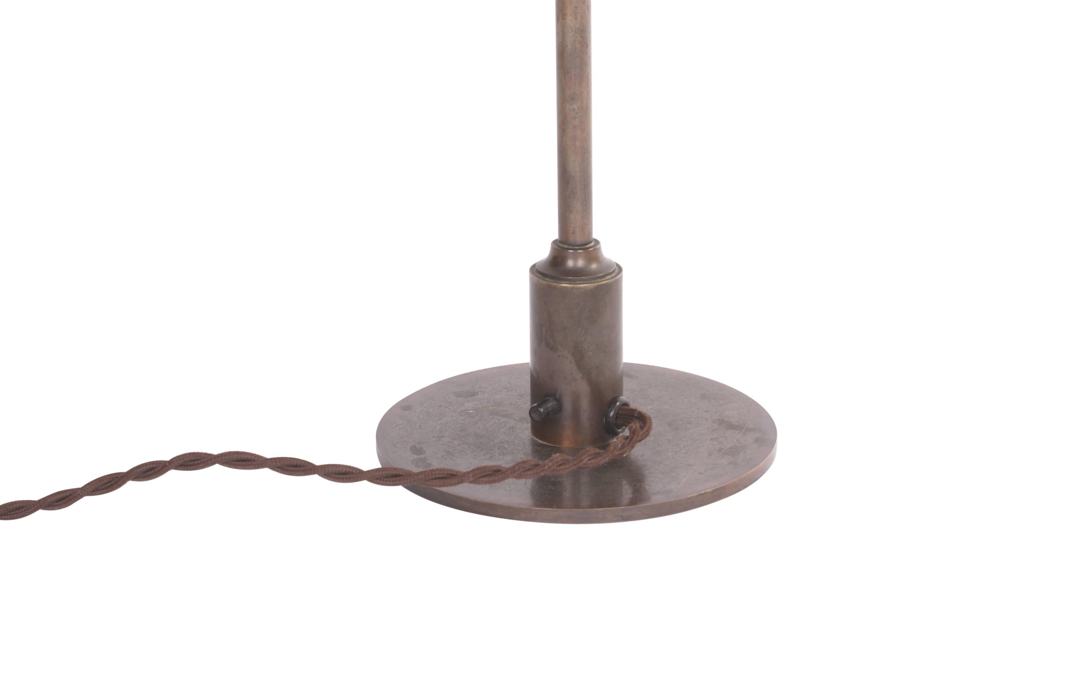 Scandinavian Modern Poul Henningsen PH 3/2 Desk Lamp with Copper shades - dated 1926-28