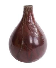 Axel Salto Stoneware Vase in Oxblood Glaze for Royal Copenhagen