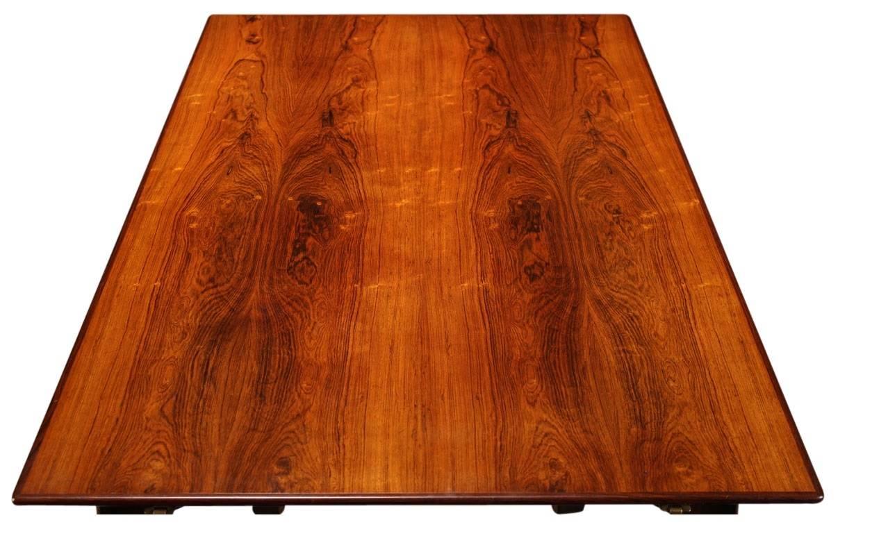Danish Arne Jacobsen 'Grand Prix' Dining Table in Brazilian Rosewood For Sale