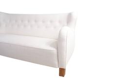 Freistehendes Dreisitzer-Sofa von A. J. Iversen, Dänemark, 1939