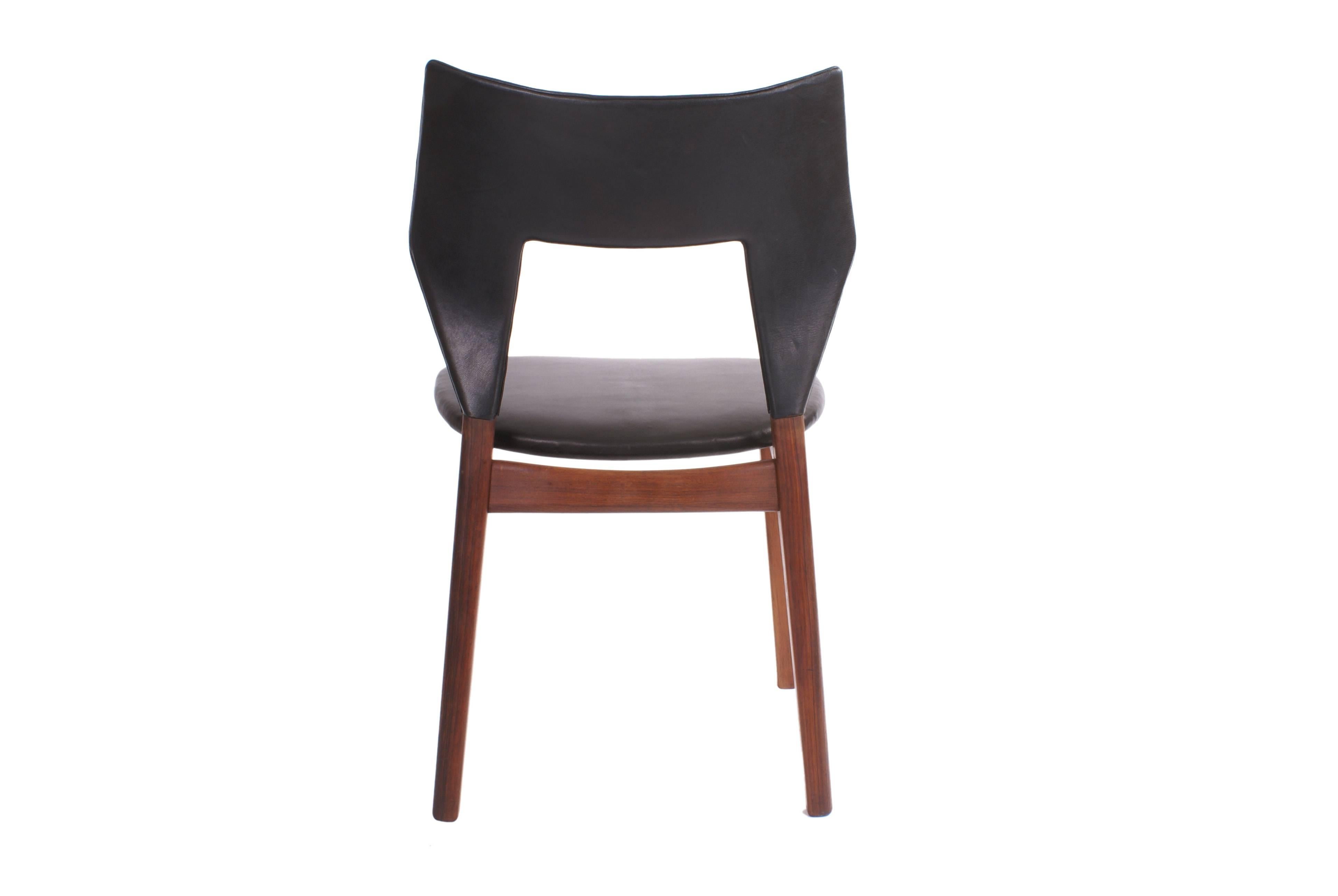 Tove & Edvard Kindt-Larsen Set of 12 Dining Chairs in Brazilian Rosewood For Sale 3