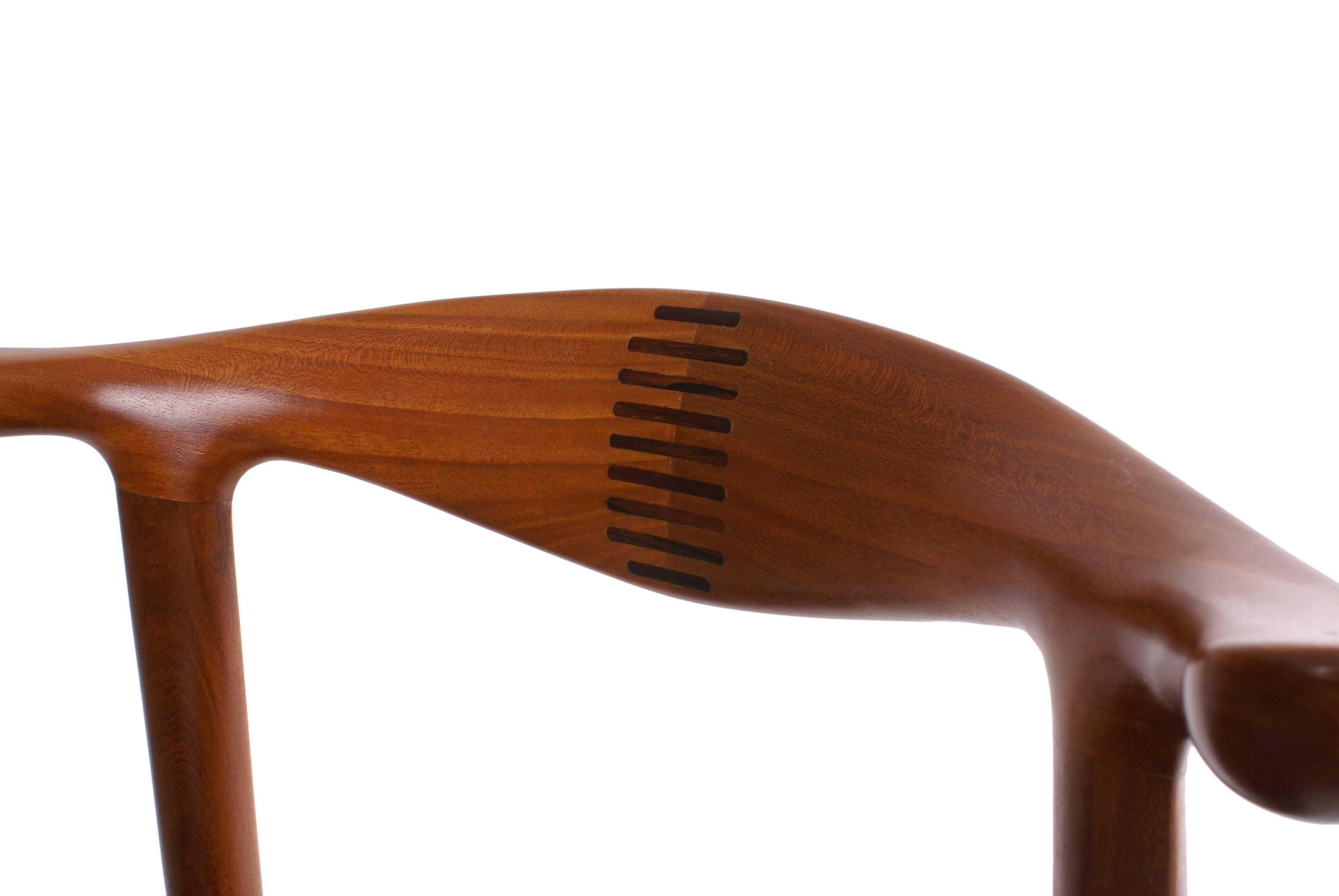 Hans Wegner Set of Six 'Cow Horn' Chairs for Johannes Hansen For Sale 3