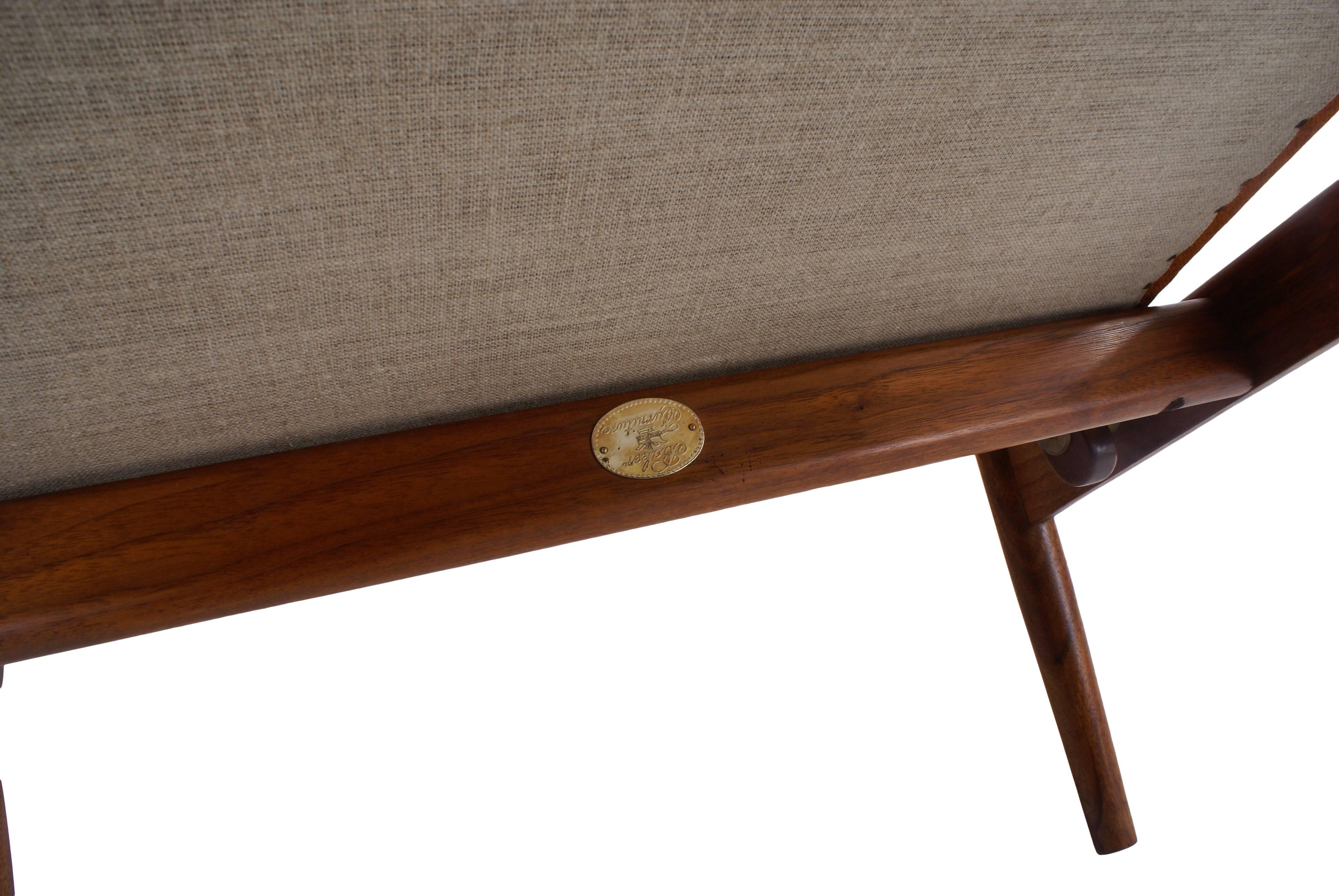 Finn Juhl FJ-55 Easy Chair in Teak for Baker 2