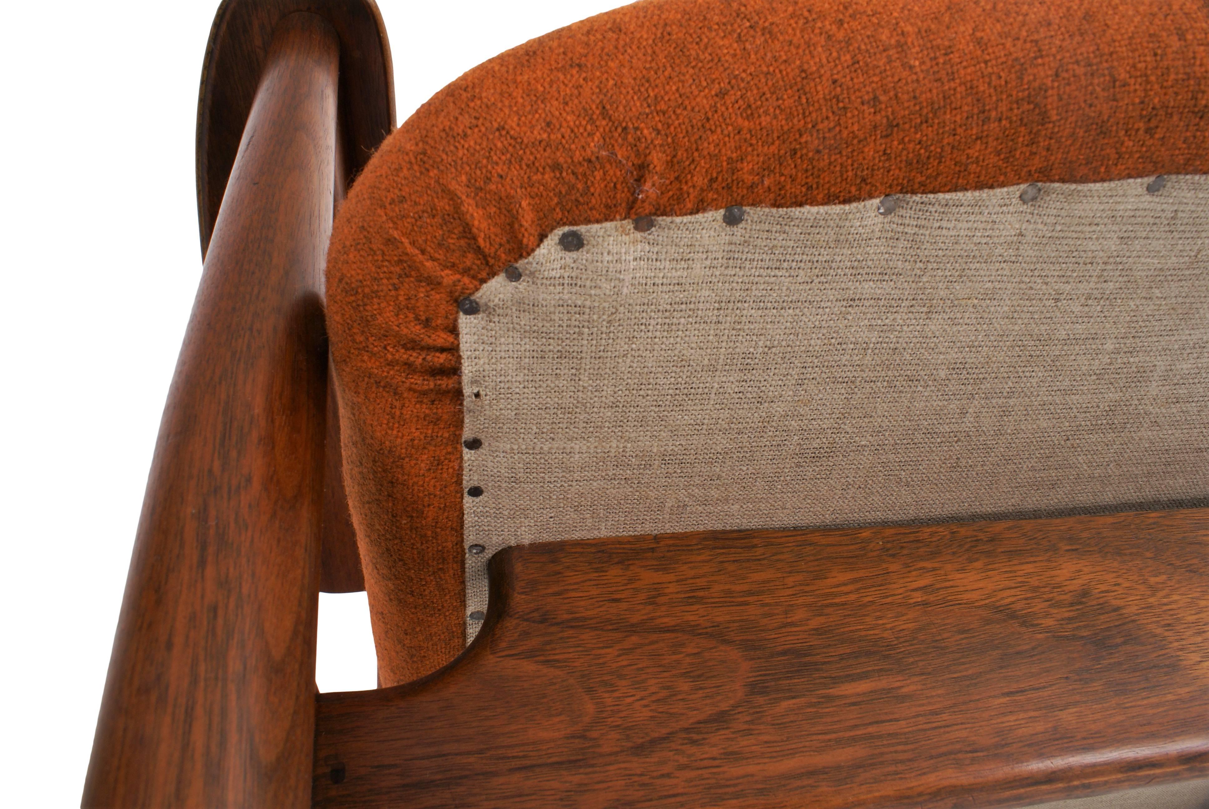 Finn Juhl FJ-55 Easy Chair in Teak for Baker 1