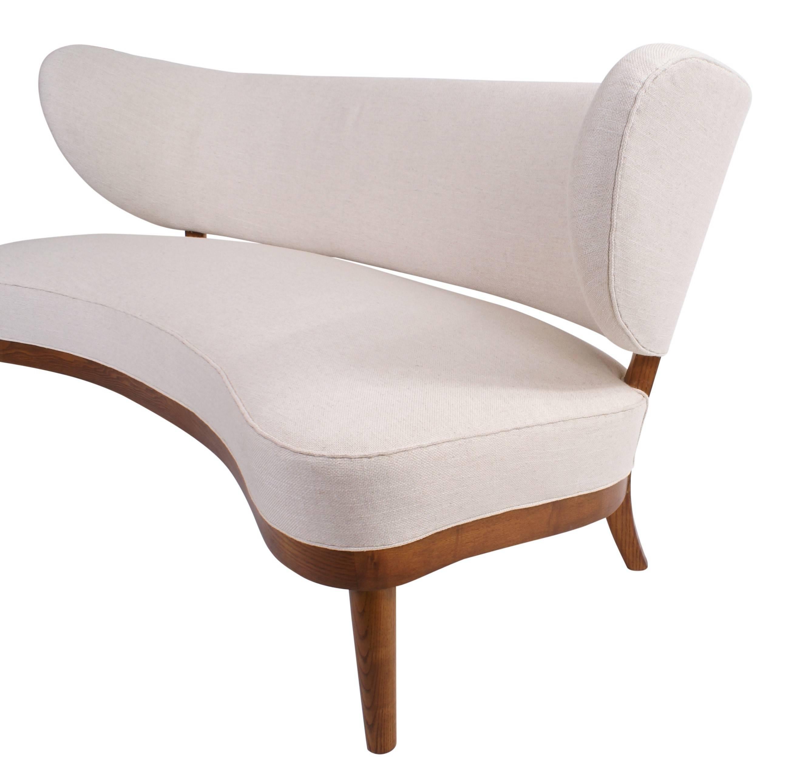 Swedish Otto Schulz Sculptural Sofa for Jio Mobler, 1950s For Sale