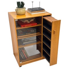 1970’s Danish Mid-Century Teak Bar / Display Cabinet by SM Quality