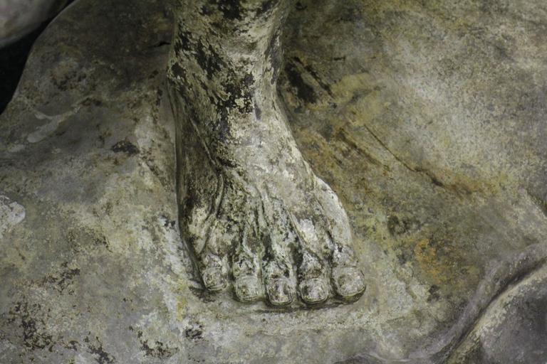 Monumental Pair of Impressive Japanese Bronze Nio Buddha Guardian