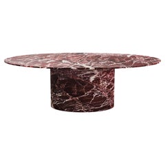 STONE VALLEY Dining Table – Valleyra – Rosso Levano Marble – Elliptical