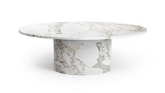 STONE VALLEY Coffee Table – Valleyra – Calacatta Oro - Elliptical