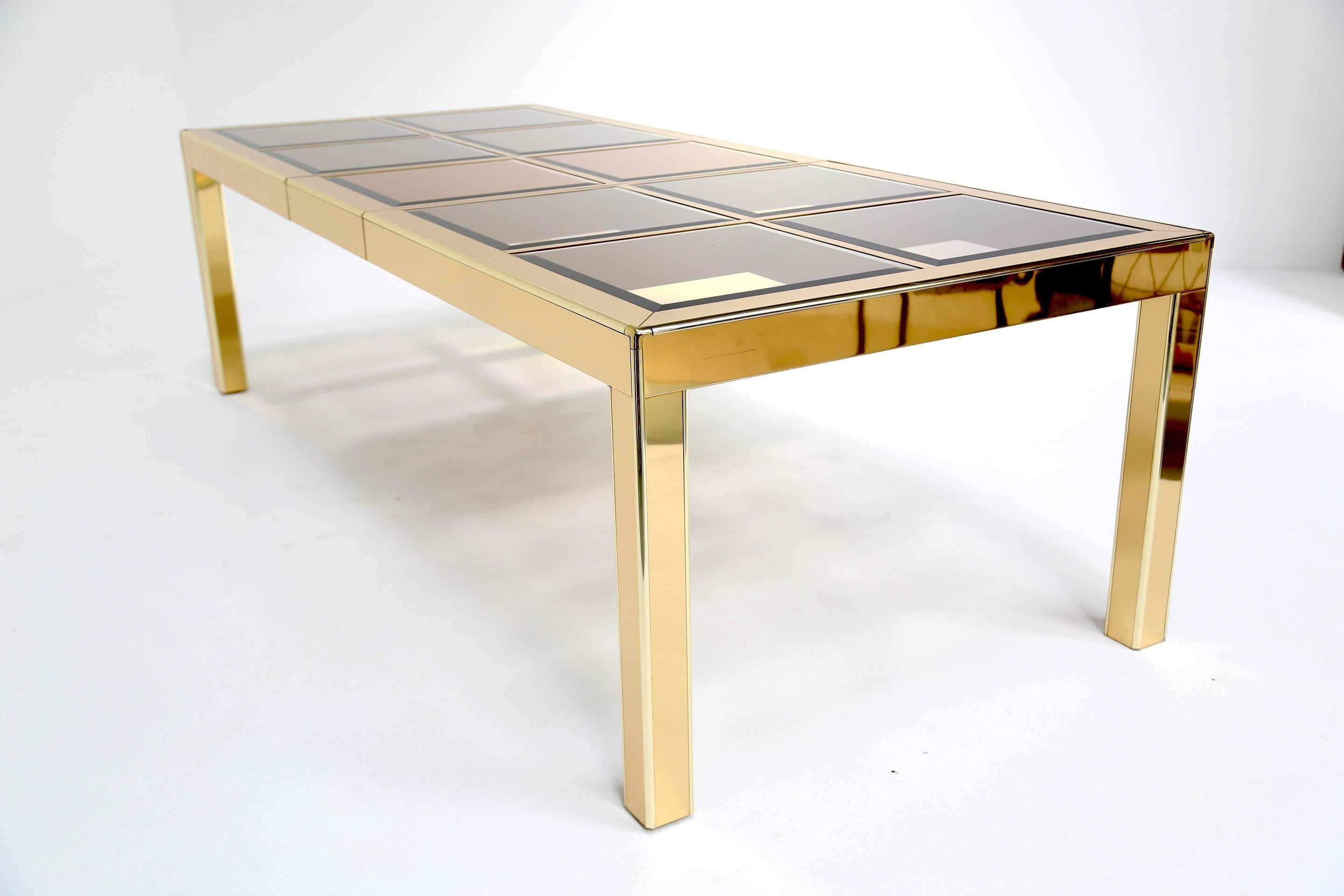 mastercraft brass dining table