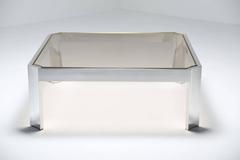 Mid-century Aluminum Coffee Table.