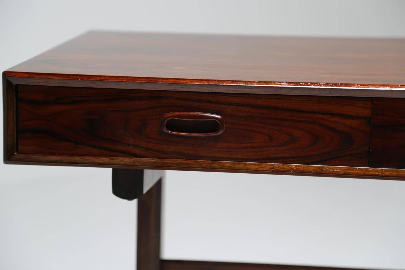 Mid-Century Modern Ganddal Mobelfabrik Rosewood Desk