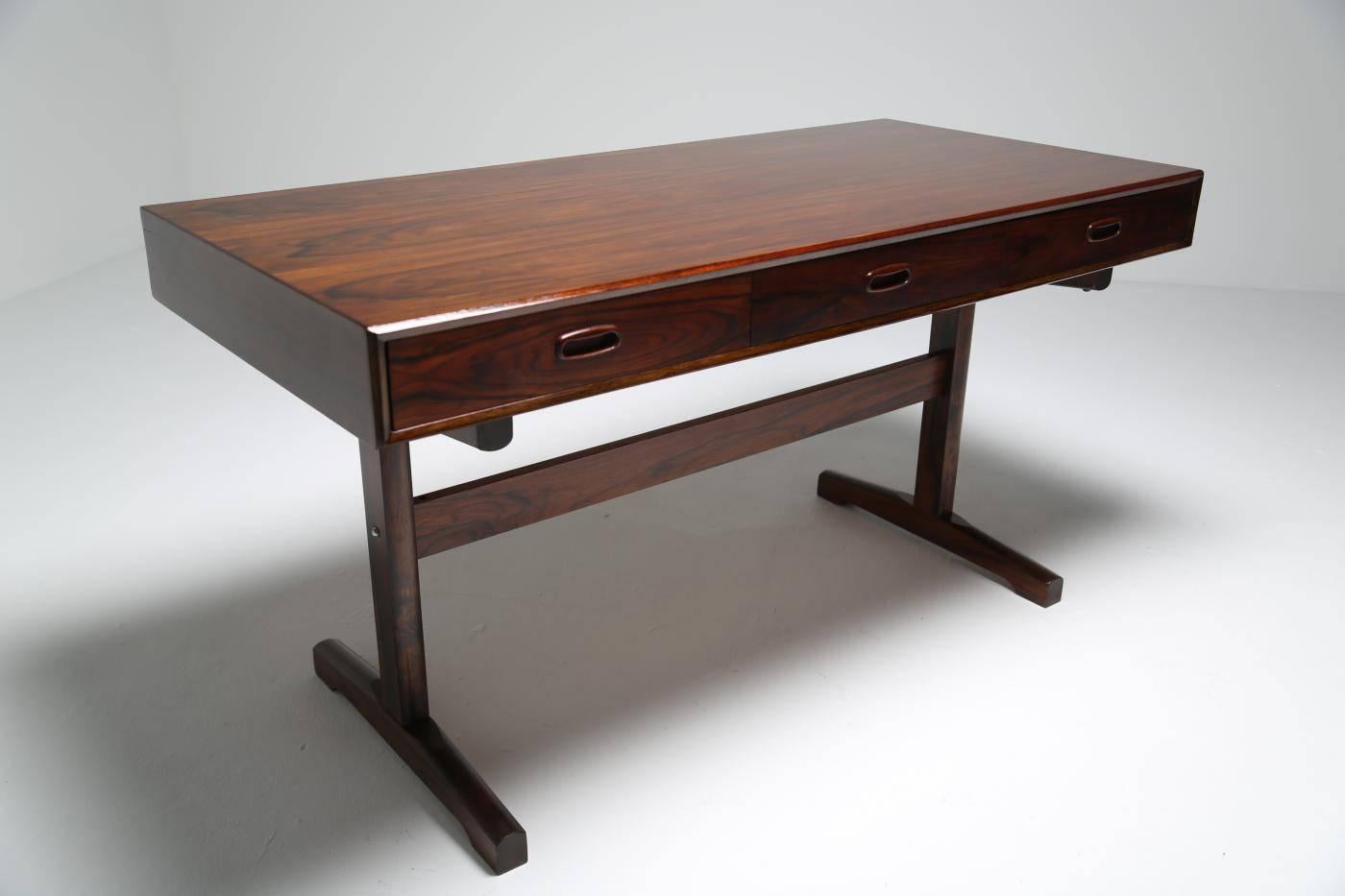 Norwegian Ganddal Mobelfabrik Rosewood Desk
