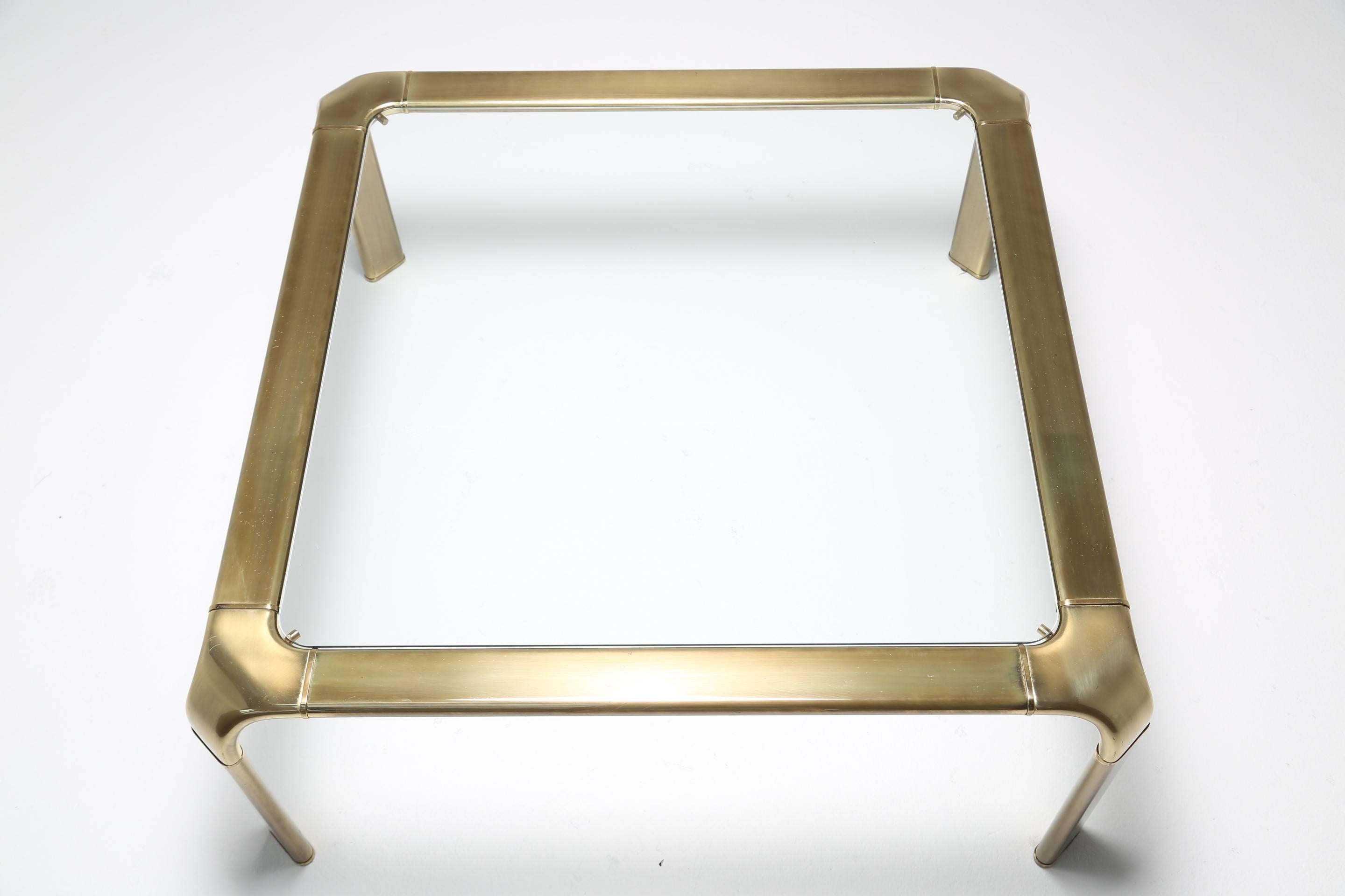 Mid-century Brass Coffee Table by Widdicomb In Excellent Condition In Oberstown, Lusk, IE