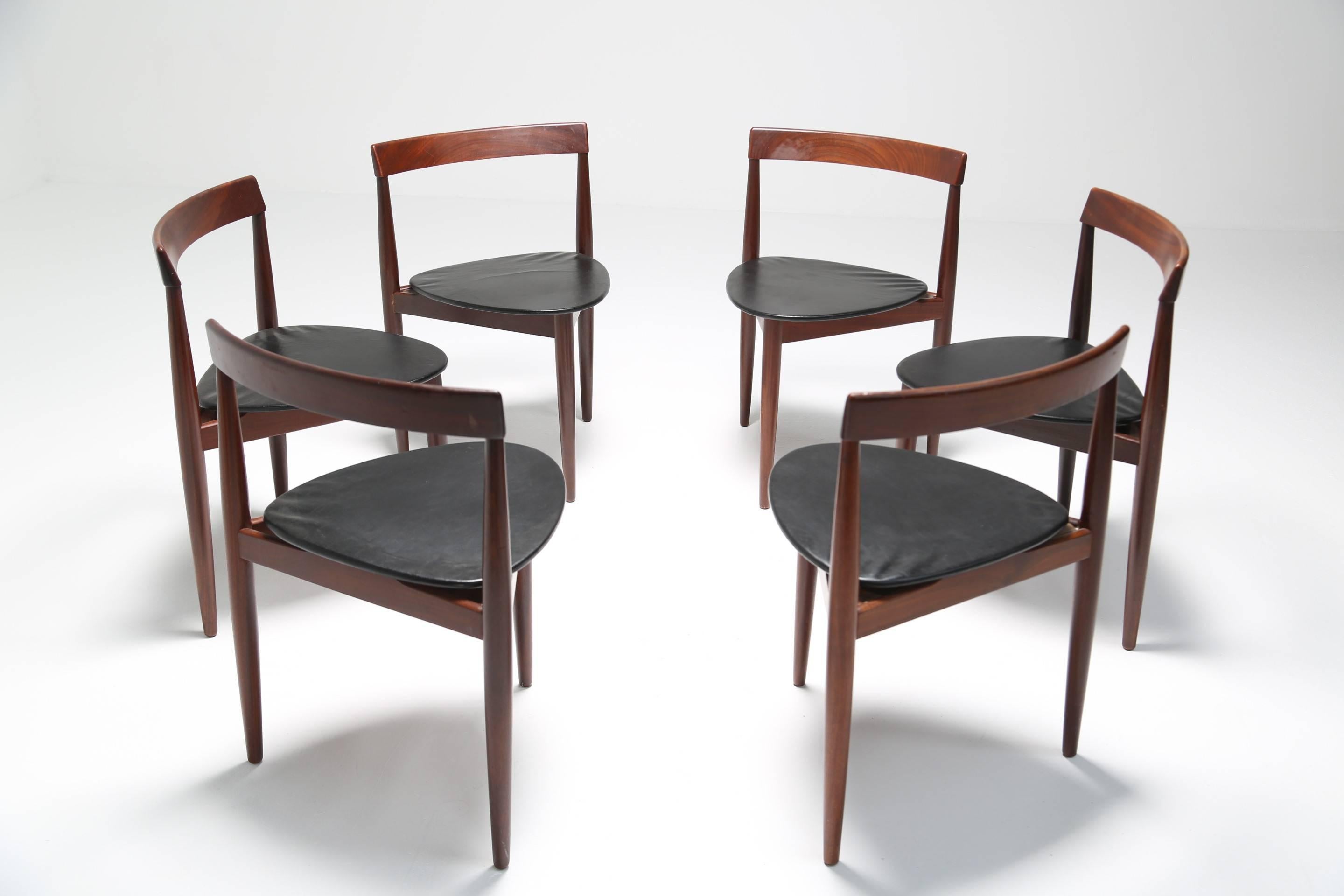 Mid-century Danish Teak Dining Chairs by Hans Olsen In Good Condition In Oberstown, Lusk, IE