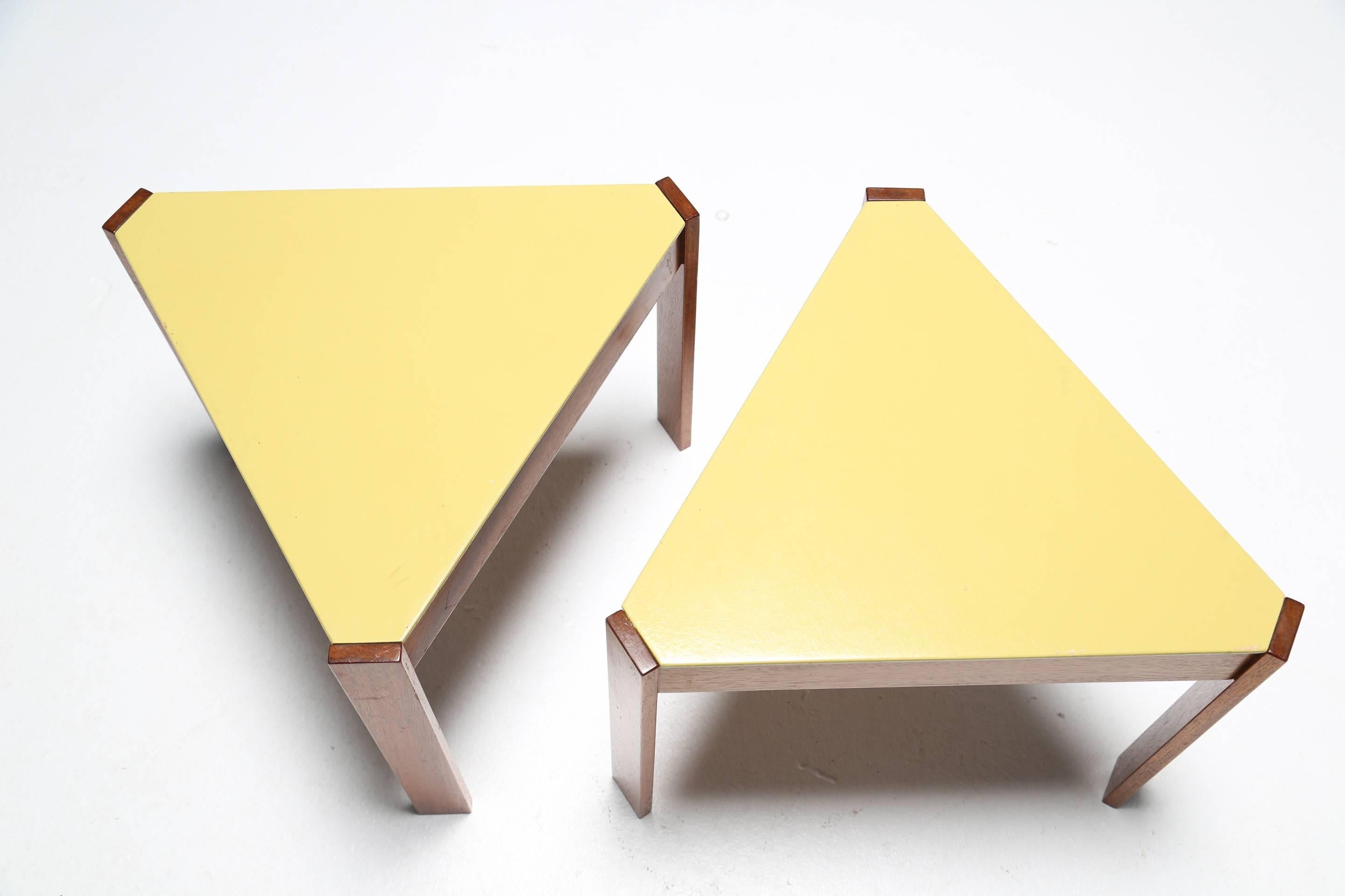 Mid-20th Century Mid-Century Danish Triangular Teak Side Tables